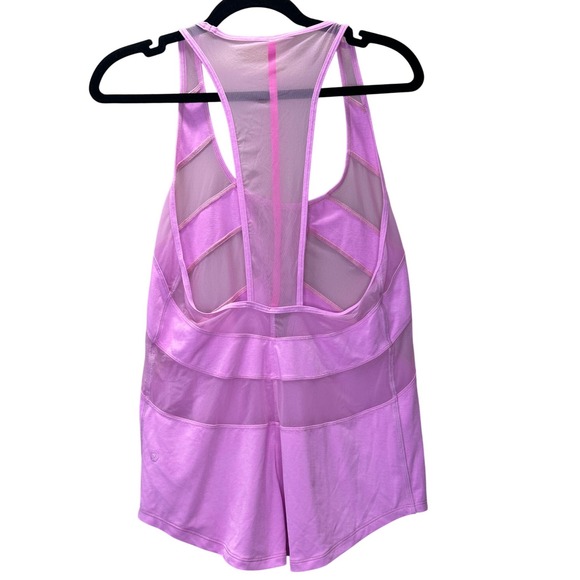 Lululemon Swiftly Tech‎ Racerback Tank Top Pink Mesh Athletic Workout Size 6 - Picture 3 of 6